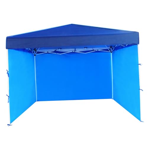 Gogogmee Faltbarer Outdoor Pavillon mit Robustem Eisengestell Wetterfeste Seitenwände Einfacher Aufbau Vielseitig Nutzbar für Camping Garten Party und Marktstände Blauer Sonnenschutz Gogogmee Faltbarer Outdoor Pavillon mit Robustem Eisengestell Wetterfeste Seitenwände Einfacher Aufbau Vielseitig Nutzbar für Camping Garten Party und Marktstände Blauer Sonnenschutz von Gogogmee