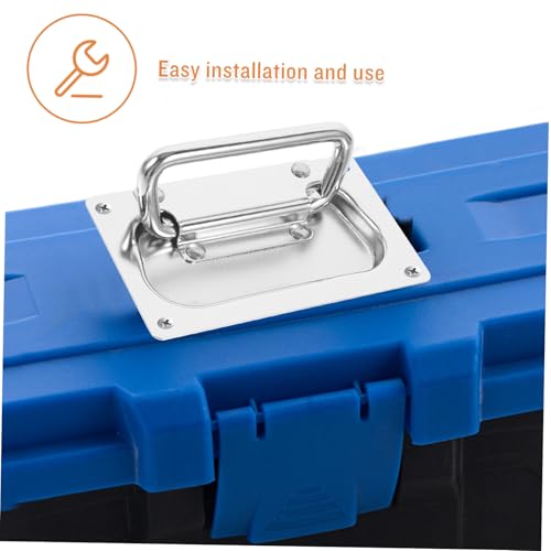 Gogogmee Federbelasteter Versenkbarer Kistengriff aus Stabilem Ergonomischer Ersatzgriff für Werkzeugkisten und Industriekoffer Robustes Case Handle Zubehör Gogogmee Federbelasteter Versenkbarer Kistengriff aus Stabilem Ergonomischer Ersatzgriff für Werkzeugkisten und Industriekoffer Robustes Case Handle Zubehör von Gogogmee