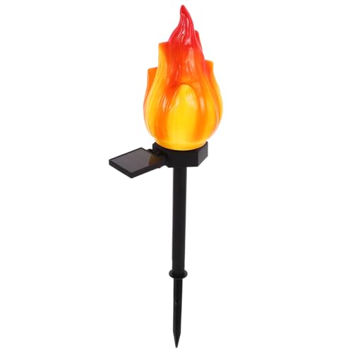 Gogogmee Flammenförmige Solarleuchte für Garten Solarbetriebene Hoflampe Gartenbeleuchtung für Lebendige Robustem Material von Gogogmee