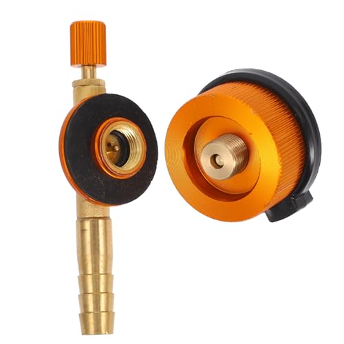 Gogogmee Gas Tank Adapter Camping Stove Adapter mit Flachem Ventil und Kartuschenanschluss für Outdoor Camping und Wandern Leichtes Kompaktes Teilges Gogogmee Gas Tank Adapter Camping Stove Adapter mit Flachem Ventil und Kartuschenanschluss für Outdoor Camping und Wandern Leichtes Kompaktes Teilges von Gogogmee