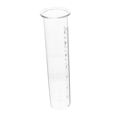 Gogogmee Glas Regenmesser Ersatzrohr aus Borosilikatglas Langlebig und Wetterbeständig Präzise Niederschlagsmessung für Garten und Wiese Transparent mit Ablesbaren Markierungen von Gogogmee