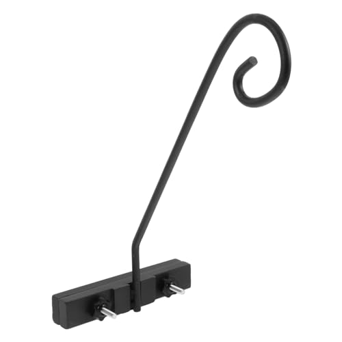 Gogogmee Hängender Blumentopfhalter aus Robustem Eisen Multifunktionaler Pflanzenaufhänger für Balkon Terrasse Garten Platzsparende Halterung für Blumentöpfe Körbe und Windspiele von Gogogmee