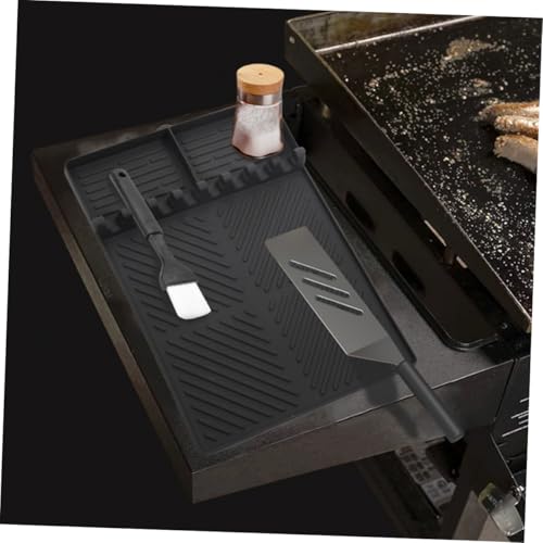 Gogogmee Hitzebeständige Grillmatte Rutschfest Schützend für Elektro Gasgrills Langlebige Grillpfannen abdeckmatte für Bbq Pflegeleicht für Gastronomieeinsatz von Gogogmee