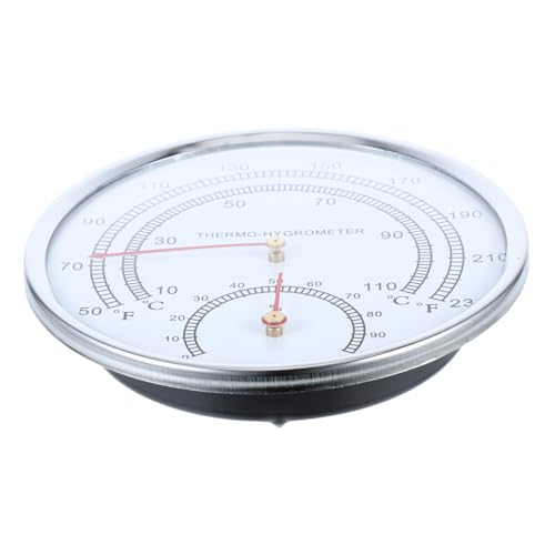 Gogogmee Hitzebeständiges Sauna Thermometer Hygrometer Präzises Raumthermometer für Saunazubehör Zuhause mit Großem Display zur Überwachung von Temperatur und Luftfeuchtigkeit Gogogmee Hitzebeständiges Sauna Thermometer Hygrometer Präzises Raumthermometer für Saunazubehör Zuhause mit Großem Display zur Überwachung von Temperatur und Luftfeuchtigkeit von Gogogmee