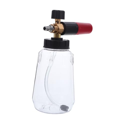 Gogogmee Hochdruck Schaumsprüher Flasche aus Robustem Kunststoff für Auto Heimwerkstatt Manueller Handdruck Schaumzerstäuber für Effiziente Kratzschonende Fahrzeugreinigung und Vielseitigen von Gogogmee