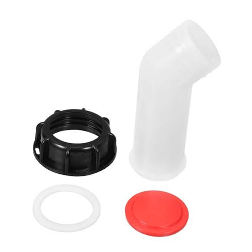 Gogogmee IBC Tonfass Ventil Grobgewinde Adapter mit Verlängerungsrohr Kompatibel Robustes Material Einfache Geeignet für Regenwassertank und Industrietanks von Gogogmee