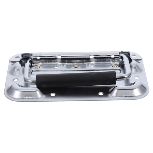 Gogogmee Klappbarer Federgriff aus Verchromtem Robuster Tragegriff für Aviation Cases Werkzeugkoffer und Schränke Federbelasteter Kistengriff für Einfache Handhabung und Vielseitigen Gogogmee Klappbarer Federgriff aus Verchromtem Robuster Tragegriff für Aviation Cases Werkzeugkoffer und Schränke Federbelasteter Kistengriff für Einfache Handhabung und Vielseitigen von Gogogmee