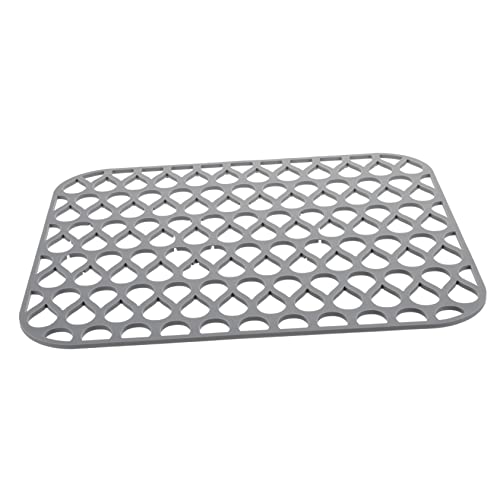 Gogogmee Küchenspüle Matte aus Silikon Hitzebeständige Spüle Schutzmatte für Geschirr und Gläser Rutschfest und Anpassbar als Trocknungsmatte von Gogogmee