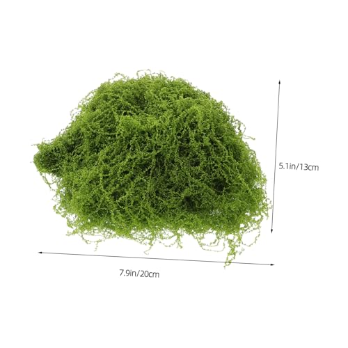 Gogogmee Künstliches Moos Dekorativ Realistisches Fake Lawn Moss für Innen und Außendekoration Flexible Nutzung für Pflanzgefäße Bastelprojekte Tisch und Naturnahe Textur von Gogogmee