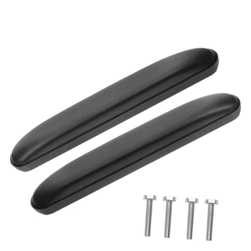 Gogogmee Leder Armlehnenpolster Langes Elastisches Armlehnenkissen für Bürostuhl und Gaming Chair Weiche Schaumstoffpolsterung Atmungsaktiv und Strapazierfähig Passend für Drehstühle von Gogogmee