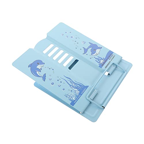 Gogogmee Leseregal Rezeptbuchständer steht Rezeptbuchhalter Stand Laptophalter bookend buchstützen tragbarer Leseständer Bücherregale Laptop-Unterstützung für zu Hause Lehrbuchständer Eisen von Gogogmee