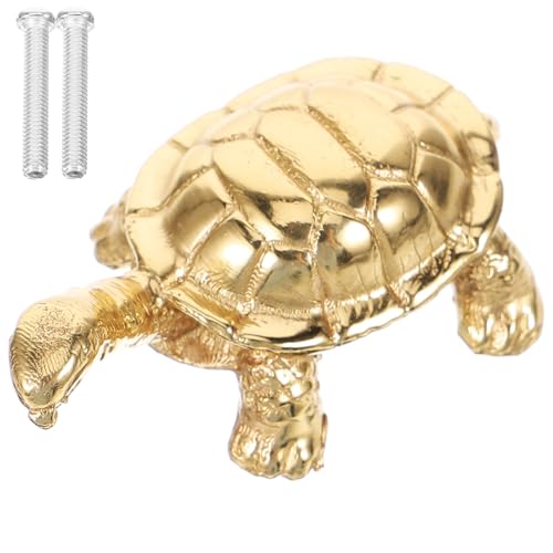 Gogogmee Messing Türgriff Kleine Schildkröte Schrankknauf Retro Möbelknopf Kommode Griff Für Schränke Und Wohnkultur Robust Und Dekorativ von Gogogmee