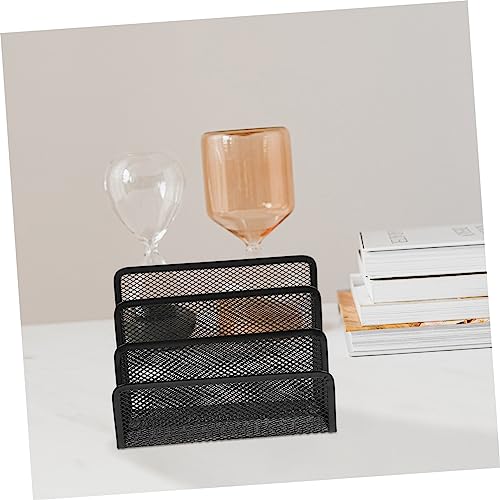 Gogogmee Metall Mesh Schreibtisch Organizer mit Klassischem Schwarz Langlebiger und Aktenhalter für Bürobedarf Platzsparend für Zuhause und Arbeitsplatz Vielseitig für Zeitschriften und Gogogmee Metall Mesh Schreibtisch Organizer mit Klassischem Schwarz Langlebiger und Aktenhalter für Bürobedarf Platzsparend für Zuhause und Arbeitsplatz Vielseitig für Zeitschriften und von Gogogmee