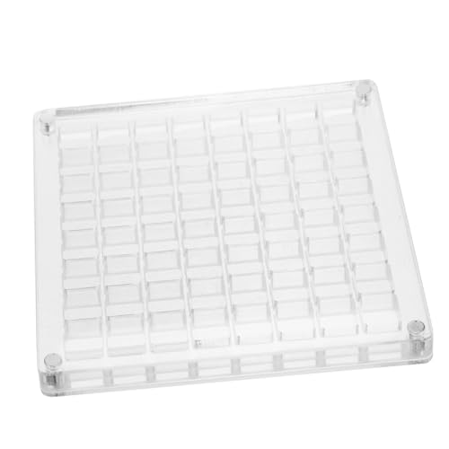 Gogogmee Mini Klare Aufbewahrungsbox mit Fächern Transparenter Mehrfach organizer für Muscheln Steine Schmuck und Bastelbedarf Kompakt Leicht und Vielseitig für Reise und Zuhause von Gogogmee