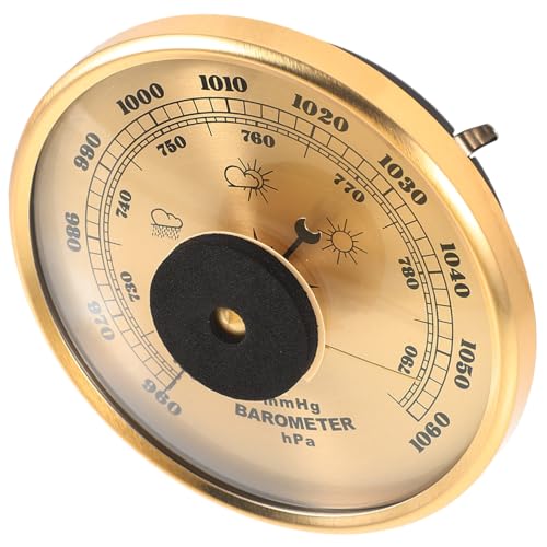 Gogogmee Multifunktionaler Einbau barometer aus Metall Robust mit Deutlicher Anzeige für Präzise Messung von Luftdruck und Temperatur für Innen Außenbereich zu Hause Gogogmee Multifunktionaler Einbau barometer aus Metall Robust mit Deutlicher Anzeige für Präzise Messung von Luftdruck und Temperatur für Innen Außenbereich zu Hause von Gogogmee