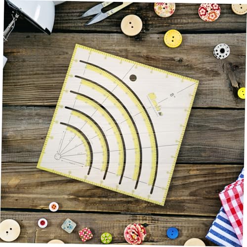 Gogogmee Multifunktionales Acryl Quilting Lineal für Präzises Schneiden von Stoffen Vielseitiges Patchwork Maßband für Handarbeit und Nähzubehör Robustes DIY Nählineal in Grün Gogogmee Multifunktionales Acryl Quilting Lineal für Präzises Schneiden von Stoffen Vielseitiges Patchwork Maßband für Handarbeit und Nähzubehör Robustes DIY Nählineal in Grün von Gogogmee