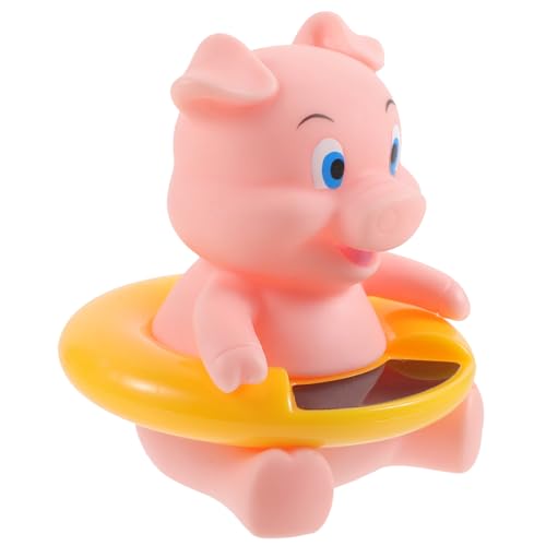 Gogogmee Niedliches Cartoon Thermometer für Junge Mädchen Multifunktionales Elektronisches Badewannenthermometer Schwein für Sicheres Baden und Wassertemperaturmessung im Pool und Spa von Gogogmee