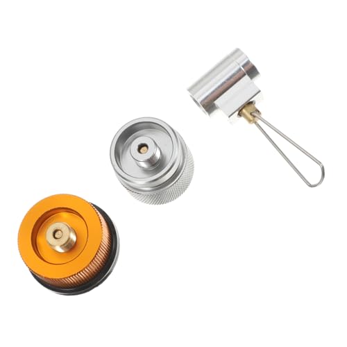 Gogogmee Outdoor Gas Adapter Set für Camping Universeller Herdgasanschluss mit Kanister Entlüftung Tank Adapter und Nachfüllventil Sicher und Langlebig für Outdoor Gogogmee Outdoor Gas Adapter Set für Camping Universeller Herdgasanschluss mit Kanister Entlüftung Tank Adapter und Nachfüllventil Sicher und Langlebig für Outdoor von Gogogmee