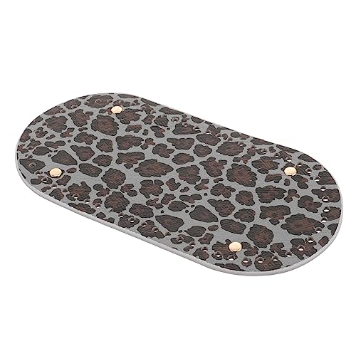 Gogogmee PU Leder Taschenboden mit Löchern zum Häkeln Langlebiger DIY Handtaschenboden für Strick und Häkelbeutel Stabile Basis für Selbstgemachte Taschen Leopardmuster Gogogmee PU Leder Taschenboden mit Löchern zum Häkeln Langlebiger DIY Handtaschenboden für Strick und Häkelbeutel Stabile Basis für Selbstgemachte Taschen Leopardmuster von Gogogmee