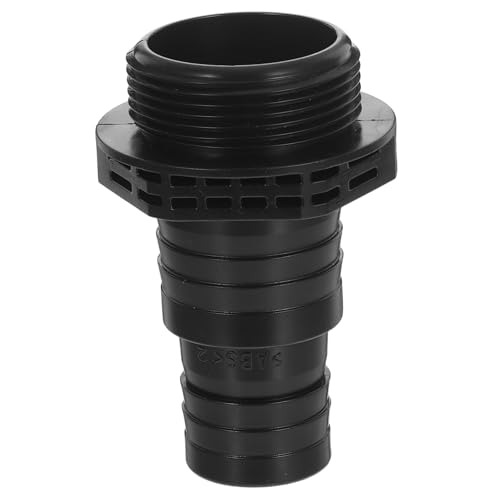 Gogogmee Poolpumpenzubehör Poolpumpenkupplung Schwimmbad Sandpumpe Poolfilterpumpe Schlauchadapter Poolschlauchverbinder Schlauchumbauadapter Kit Poolrohrverbinder Schwarz Abs von Gogogmee