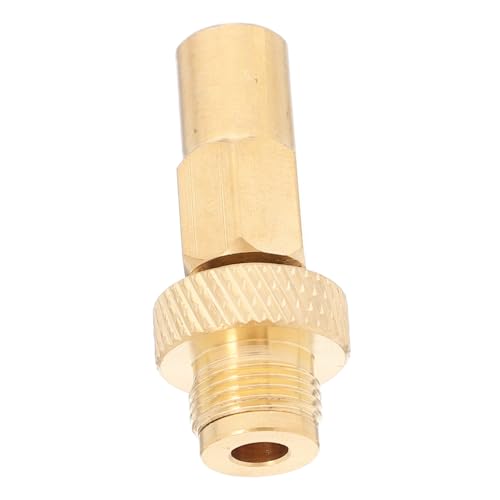 Gogogmee Praktischer Kupfer Adapter für Camping Gasflasche Langlebiger Gasofen Verbinder mit Außengewinde zu Innengewinde Sicherer für Outdoor Gaskocher von Gogogmee