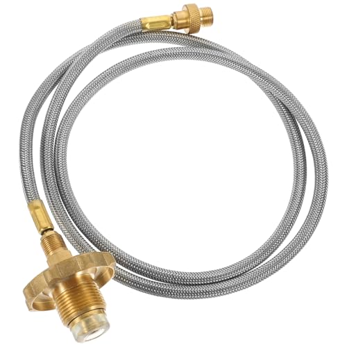 Gogogmee Propangas Schlauch mit Adapter Metallgeflecht Propantank Adapter Flexibel für Outdoor Camping Grill Picknick Wandern Heizgeräte von Gogogmee