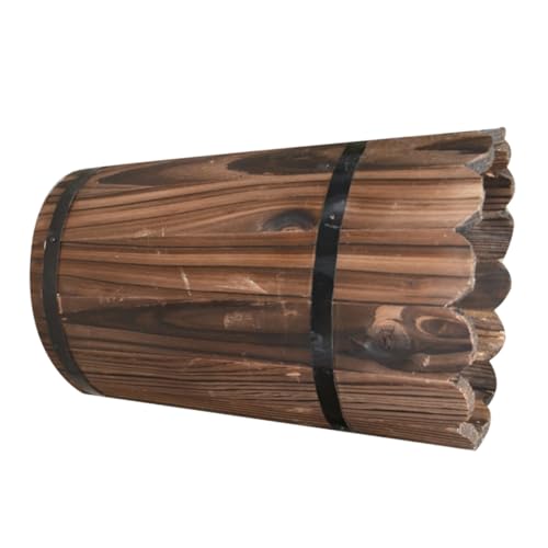 Gogogmee Retro Carbonized Blumentopf Eimer Blumendeko Vintage Handgefertigt Kreativer Pflanzkübel Für Zuhause Büro Blumenladen Kleiner Garteneimer von Gogogmee