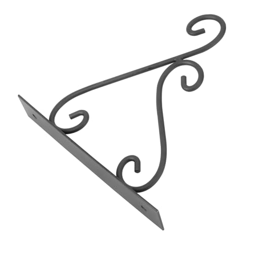 Gogogmee Retro Schmiedeeiserner Wandhaken mit Schrauben Vielseitiger Balkon Aufhänger für Laternen Blumentöpfe und Küchenutensilien Wetterfester Vintage Metallhaken für Innen und von Gogogmee