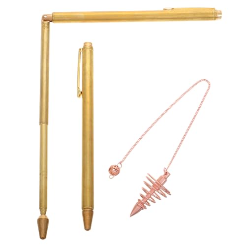 Gogogmee Robuste Kupfer Wünschelrute Multifunktional und Benutzerfreundlich für Wasserortung Spukphänomene und Goldsuche Langlebiges Verstellbares Metall Wasserpendel für Anfänger und Gogogmee Robuste Kupfer Wünschelrute Multifunktional und Benutzerfreundlich für Wasserortung Spukphänomene und Goldsuche Langlebiges Verstellbares Metall Wasserpendel für Anfänger und von Gogogmee