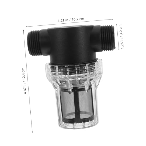 Gogogmee Rohrfilter Mesh sieb Wasserfilter mit Außengewinde Sedimentfilter für Gartenschläuche und Waschmaschinen Schutz vor Schmutzpartikeln Kompatibel mit Stahlgeflechtschläuchen von Gogogmee