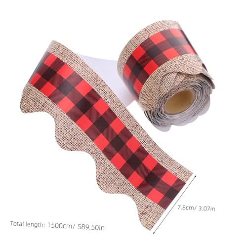 Gogogmee Rot-schwarz Kariertes Bulletin Board Border Trim Auffälliges Buffalo Check Muster Dekorative Schul Bürodekoration Vielseitig für Klassenzimmer Schwarze Tafel Home-office Nutzung Gogogmee Rot-schwarz Kariertes Bulletin Board Border Trim Auffälliges Buffalo Check Muster Dekorative Schul Bürodekoration Vielseitig für Klassenzimmer Schwarze Tafel Home-office Nutzung von Gogogmee