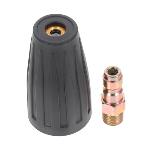 Gogogmee Rotierende Spiral Hochdruckreiniger Düse Langlebig Robust mit Turbinenrotation für Effiziente Außenreinigung und Kraftvollen Wasserdruck Passend für Hochdruckreiniger mit von Gogogmee