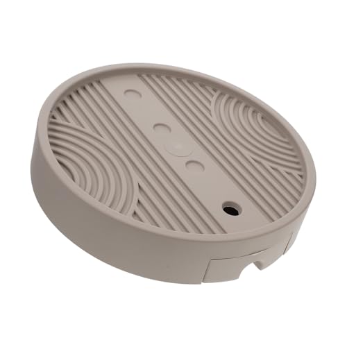 Gogogmee Runder Pflanzenuntersetzer Abnehmbarem Wasserauffangbehälter Stabiler Pflanzentopfständer mit Ablaufloch Mobiler Blumentopfroller für Innen Außenbereich von Gogogmee