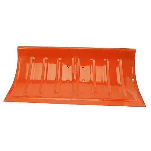 Gogogmee Schneeschaufel Ersatzkopf aus Robustem Mangansstahl Flaches Design für Effektives EIS und Schneeräumen Leichtes Outdoor Zubehör für Fahrräder und Fenster Teilig Orange von Gogogmee