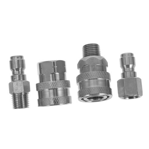 Gogogmee Schnellkupplung Gartenschlauch Adapter Hochdruckreiniger Korrosionsbeständig Verbinder für Effiziente Gogogmee Schnellkupplung Gartenschlauch Adapter Hochdruckreiniger Korrosionsbeständig Verbinder für Effiziente von Gogogmee
