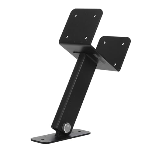 Gogogmee Schwarze Dacherhöhungshalterung aus Edelstahl Schwerlast Dachträgerstütze Pergola Zubehör Stabile Balkenhalterung für Terrassendach mit Hoher Tragkraft und Langlebiger von Gogogmee