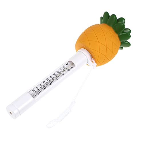 Gogogmee Schwimmendes Poolthermometer Ananas Design Wasserdichtes Thermometer für Pools und Teiche als Bade Einfache Ablesbarkeit und Kinderfreundlich von Gogogmee