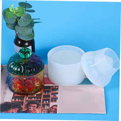 Gogogmee Silikonform Epoxidharz Aufbewahrungsbox Flexibel Langlebig DIY Gießform Schmuckbox Epoxy Mold für Basteln und Schmuckaufbewahrung von Gogogmee