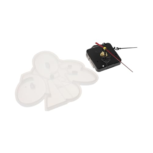 Gogogmee Silikonform für Wanduhr DIY Basteln Flexible Wiederverwendbare Epoxidharz Uhr Gießform Sichere Silikon Uhr Dekoration Herstellung für Kreative Handwerksprojekte von Gogogmee