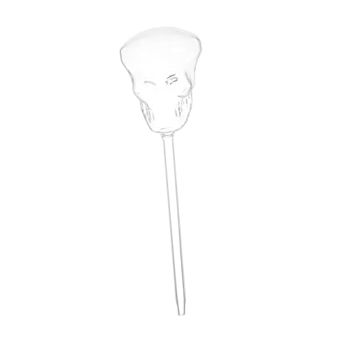 Gogogmee Skull Glas Pflanzbewässerungskugel Automatisches Bewässerungsgerät für Garten Terrasse Grünfläche Lustige Totenkopfform Pflanzendekoration Robust und Praktisch von Gogogmee
