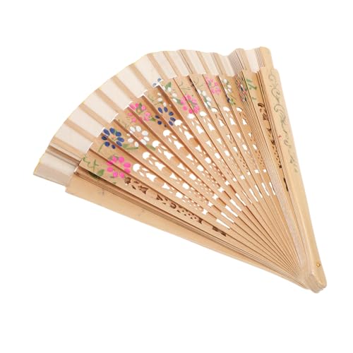 Gogogmee Spanischer Faltbarer Handfächer aus Holz und Doppelseitiger Blumenmuster Fächer Robust und Leichter Tragbarer Faltfächer für Damen für Hochzeit Tanz und Freizeitgebrauch Gogogmee Spanischer Faltbarer Handfächer aus Holz und Doppelseitiger Blumenmuster Fächer Robust und Leichter Tragbarer Faltfächer für Damen für Hochzeit Tanz und Freizeitgebrauch von Gogogmee