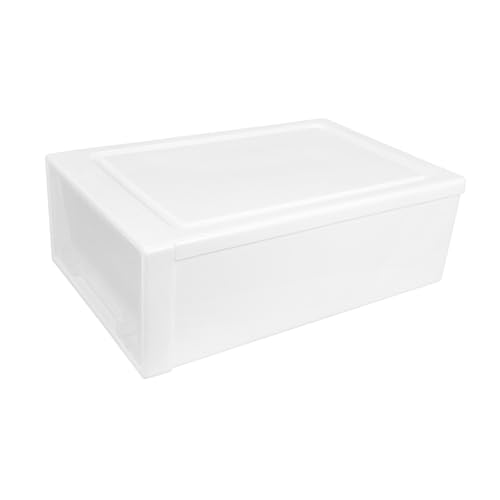 Gogogmee Stapelbare Kunststoff Schubladenbox Transparent Platzsparender Kleiderschrank Organizer für Kleidung Leicht Zugängliche Aufbewahrung Vielseitig Nutzbar Robust und Tragbar Gogogmee Stapelbare Kunststoff Schubladenbox Transparent Platzsparender Kleiderschrank Organizer für Kleidung Leicht Zugängliche Aufbewahrung Vielseitig Nutzbar Robust und Tragbar von Gogogmee