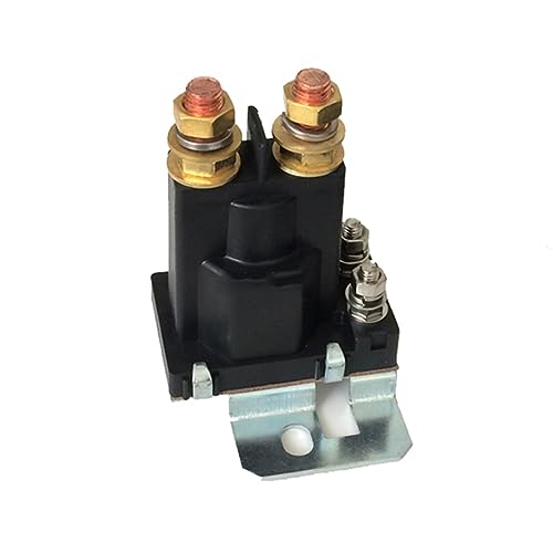 Gogogmee Startrelais für Autos Dual Batterien Isolator Einsetzbar Wasserfestes Schwarzes Gehäuse Verlängert die Batterielebensdauer für Gabelstaplertechnik von Gogogmee