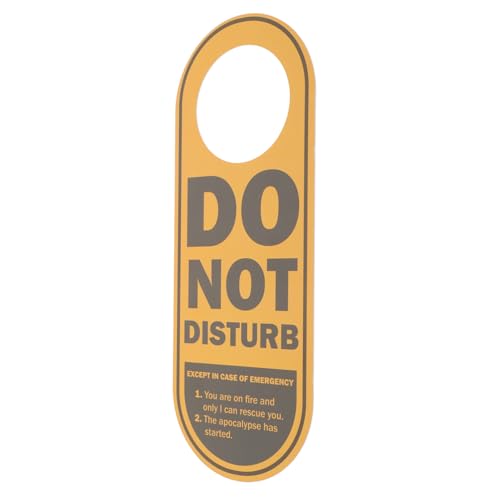 Gogogmee Stören Türschild Doppelseitig PVC Hotel Büro Türanhänger mit Englischer Aufschrift Auffällige Farben Vielseitig für Geschäfts Konferenzräume Gogogmee Stören Türschild Doppelseitig PVC Hotel Büro Türanhänger mit Englischer Aufschrift Auffällige Farben Vielseitig für Geschäfts Konferenzräume von Gogogmee