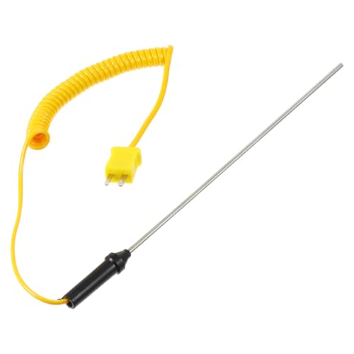 Gogogmee Thermoelement Edelstahlsonde Temperaturfühler mit Metallkabel Langlebig für Industrieanwendungen Präzise Messung Kompatibel mit Temperaturregler Sonde Gogogmee Thermoelement Edelstahlsonde Temperaturfühler mit Metallkabel Langlebig für Industrieanwendungen Präzise Messung Kompatibel mit Temperaturregler Sonde von Gogogmee