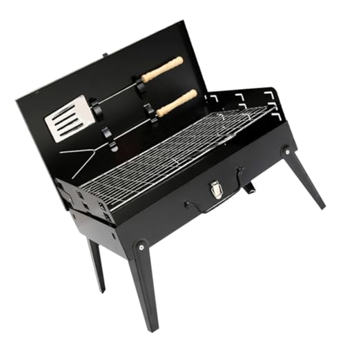 Gogogmee Tragbarer Faltbarer Camping grill mit Verstellbarer Höhe Box design und Griff Inklusive Praktischen Grillzubehörteilen für Outdoor picknick und Barbecue Gogogmee Tragbarer Faltbarer Camping grill mit Verstellbarer Höhe Box design und Griff Inklusive Praktischen Grillzubehörteilen für Outdoor picknick und Barbecue von Gogogmee