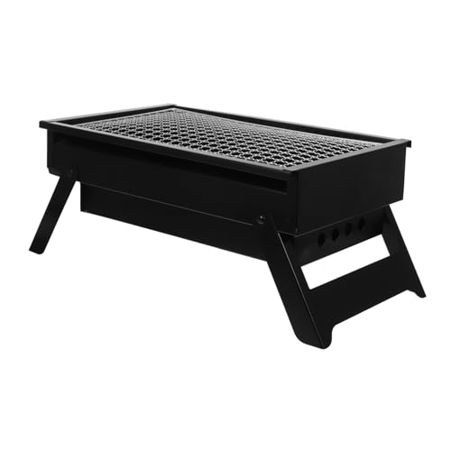 Gogogmee Tragbarer Klappbarer Holzkohlegrill aus Edelstahl Kompakter Outdoor Bbq Grill für Camping Picknick und Garten Mittlere für Personen Leicht zu Transportieren und Einfach zu von Gogogmee