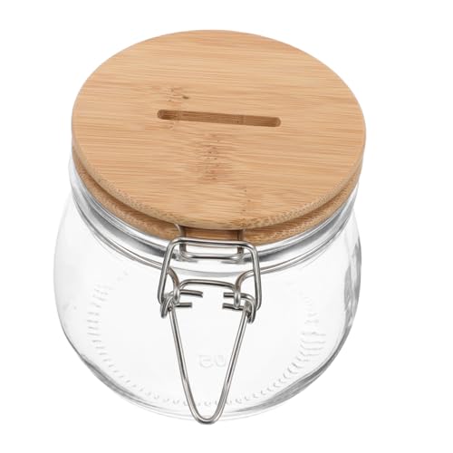 Gogogmee Transparente Geldsparbüchse aus Glas mit Luftdichtem Verschluss Klare Spardose für Erwachsene Einfach zu Öffnen Wiederverwendbares Sparglas mit Sichtfenster zur Geldaufbewahrung Gogogmee Transparente Geldsparbüchse aus Glas mit Luftdichtem Verschluss Klare Spardose für Erwachsene Einfach zu Öffnen Wiederverwendbares Sparglas mit Sichtfenster zur Geldaufbewahrung von Gogogmee