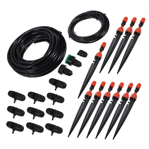 Gogogmee Tropfbewässerungsset für Pflanzen DIY Automatisches Bewässerungssystem mit Schlauch und Einstellbarem Nebel für Garten Gewächshaus und Terrasse Gogogmee Tropfbewässerungsset für Pflanzen DIY Automatisches Bewässerungssystem mit Schlauch und Einstellbarem Nebel für Garten Gewächshaus und Terrasse von Gogogmee