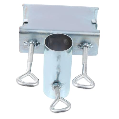 Gogogmee Verstellbarer Sonnenschirmhalter aus Metall Robuster Parasol Fixator für Garten und Balkon Wetterbeständig Einfache Befestigung Geeignet für Outdoor sonnenschirme von Gogogmee